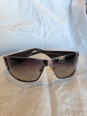 Ed Hardy Gunmetal Gradient Shield Sunglasses